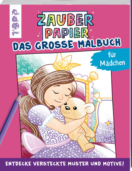 Image of Zauberpapier - Das Große Malbuch - Für Mädchen - Natascha Pitz, Taschenbuch