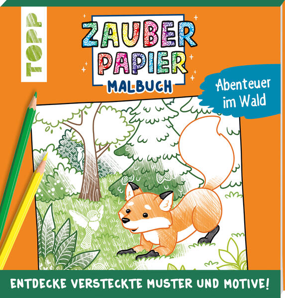 Image of Zauberpapier Malbuch Abenteuer im Wald