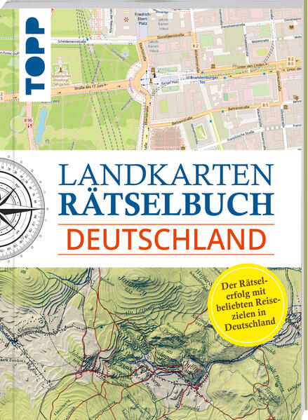 Image of Landkarten Rätselbuch - Deutschland