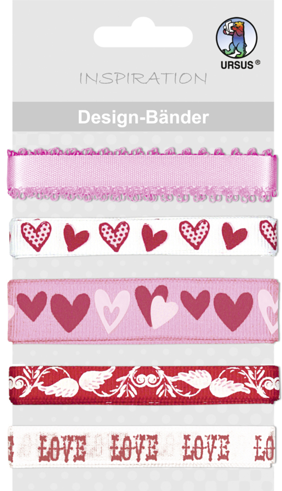 URSUS 5 Design-Bänder 'Liebe'
