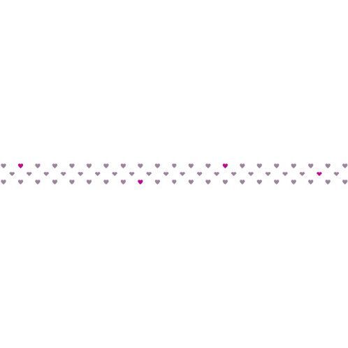 URSUS Masking Tape (Klebeband) 'Herzen taupe - pink'