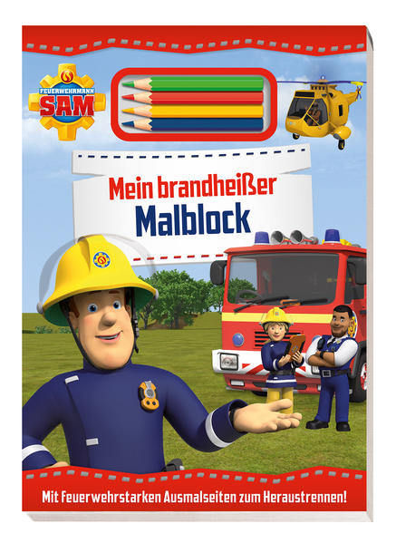Image of Feuerwehrmann Sam: Mein brandheißer Malblock