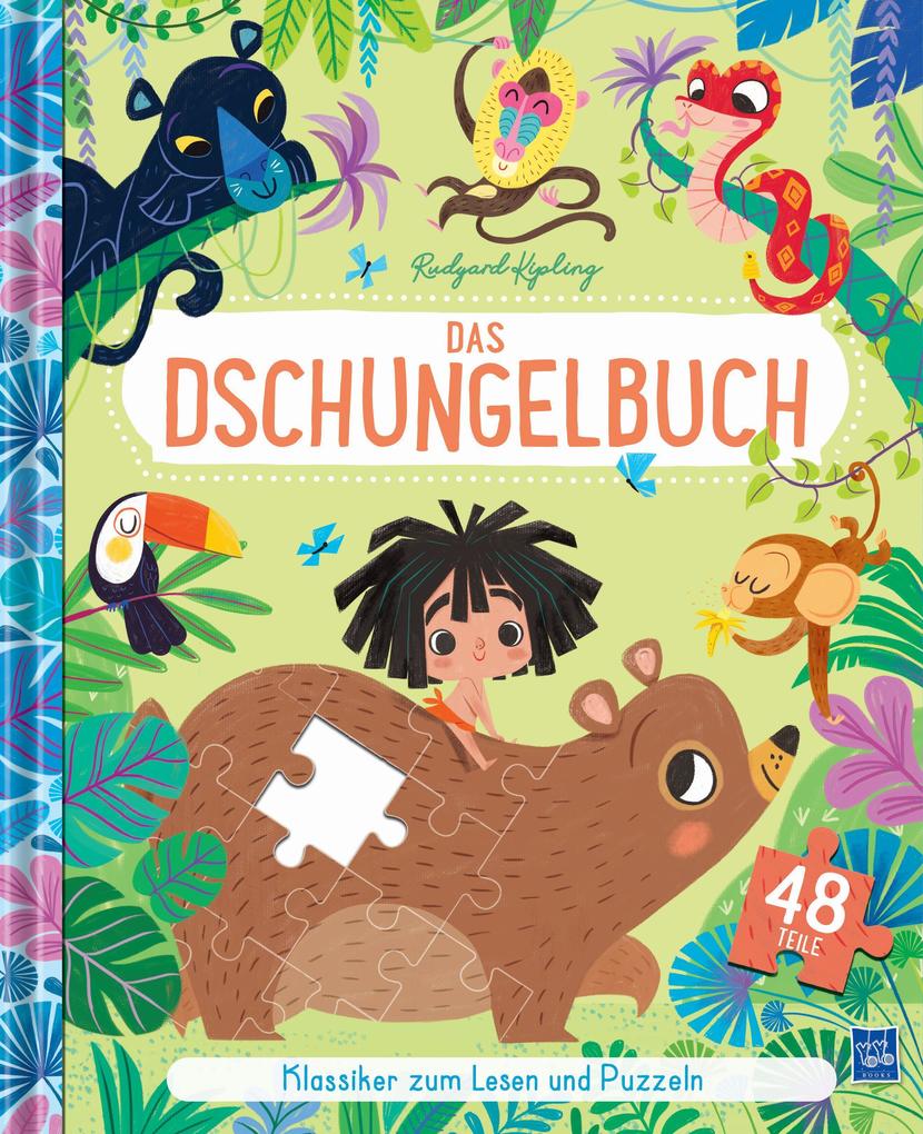 Klassiker zum Lesen und Puzzeln - Das Dschungelbuch