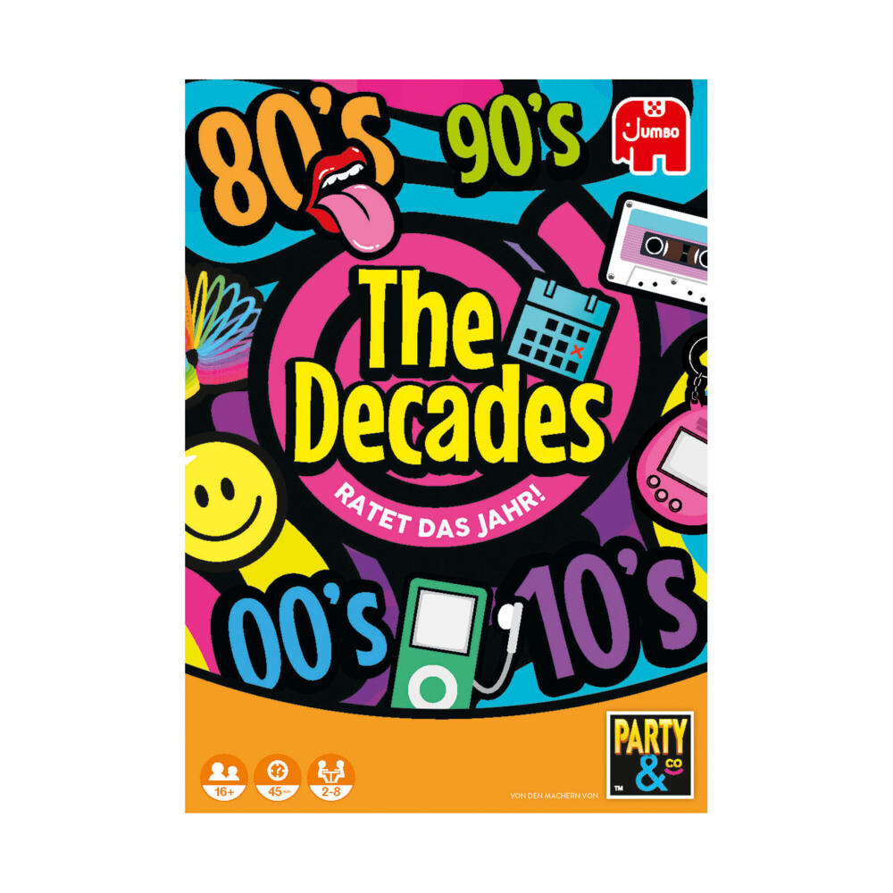 Image of Jumbo Spiele The Decades Brettspiel ab 16 Jahren