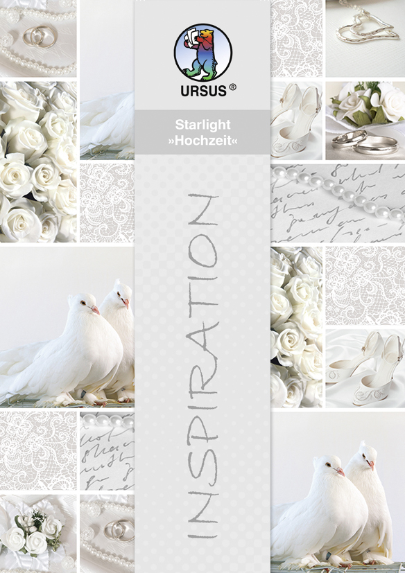 URSUS Starlight 'Hochzeit' weiß/silber