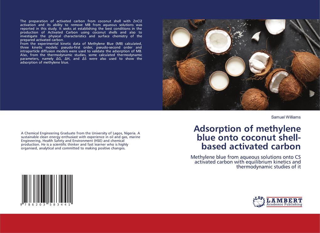 Adsorption of methylene blue onto coconut shell-based activated carbon
