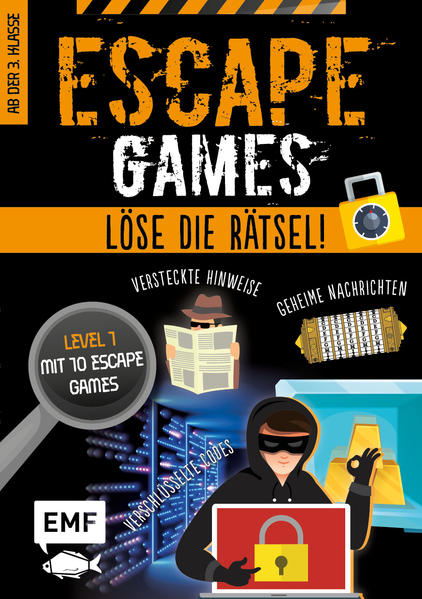 Image of Escape Games Level 1 (orange) - Löse die Rätsel! - 10 Escape Games ab der 3. Klasse