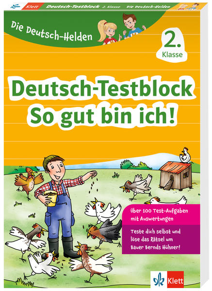 Image of Klett Die Deutsch-Helden: Deutsch-Testblock So gut bin ich! 2. Klasse