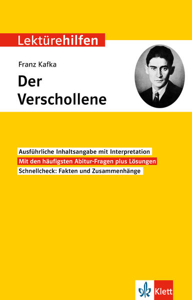 Image of Lektürehilfen Franz Kafka Der Verschollene