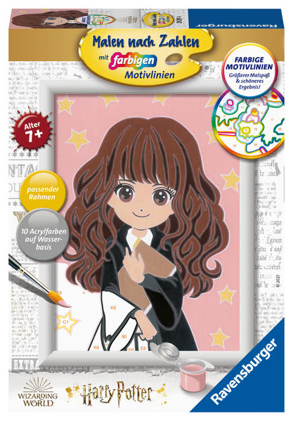 Ravensburger Malen nach Zahlen 29297 - Hermine - Kinder ab 7 Jahren