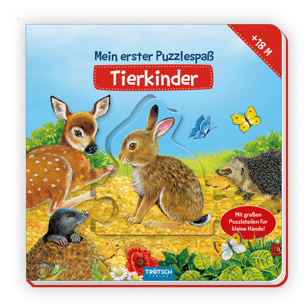 Image of Trötsch Puzzlebuch Mein erster Puzzlespaß Tierkinder