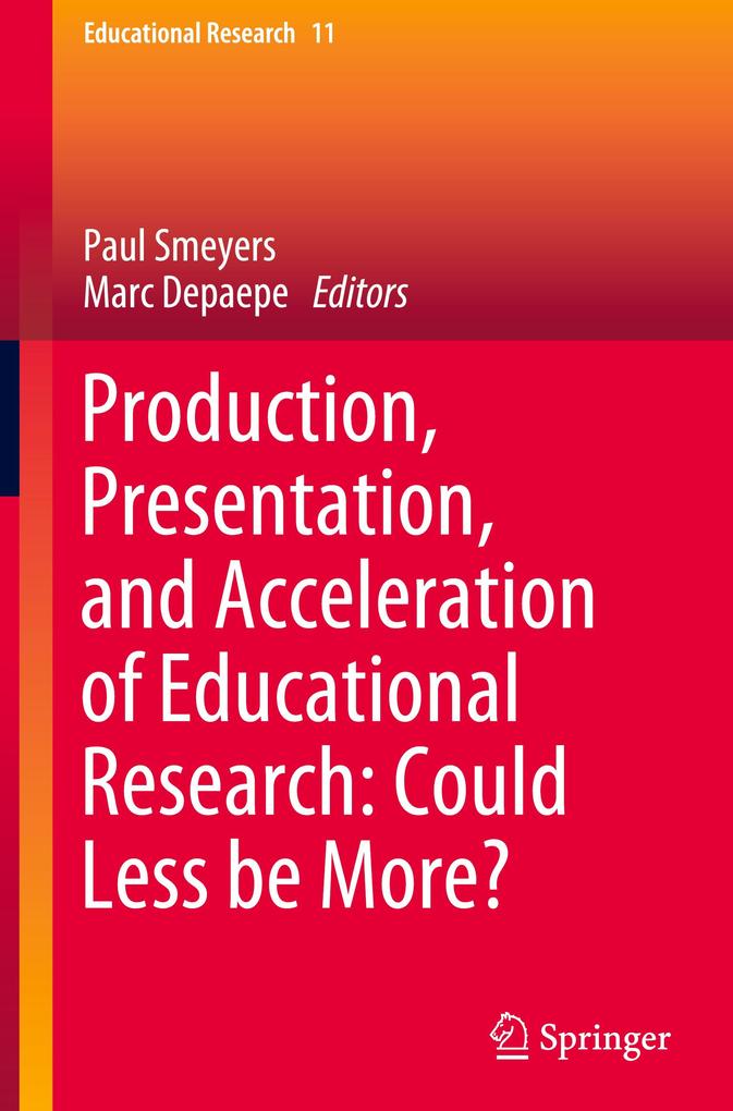 Production Presentation and Acceleration of Educational Research: Could Less be More?