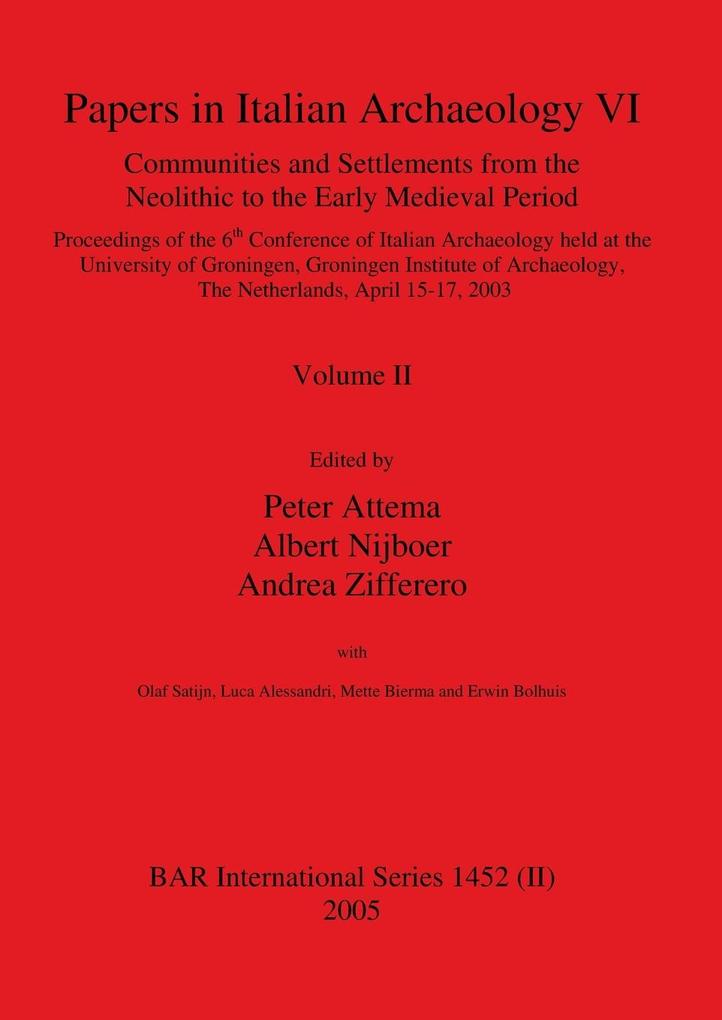 Papers in Italian Archaeology VI