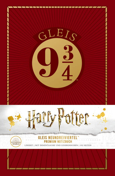 Image of Harry Potter: Gleis 9 ' Premium-Notizbuch