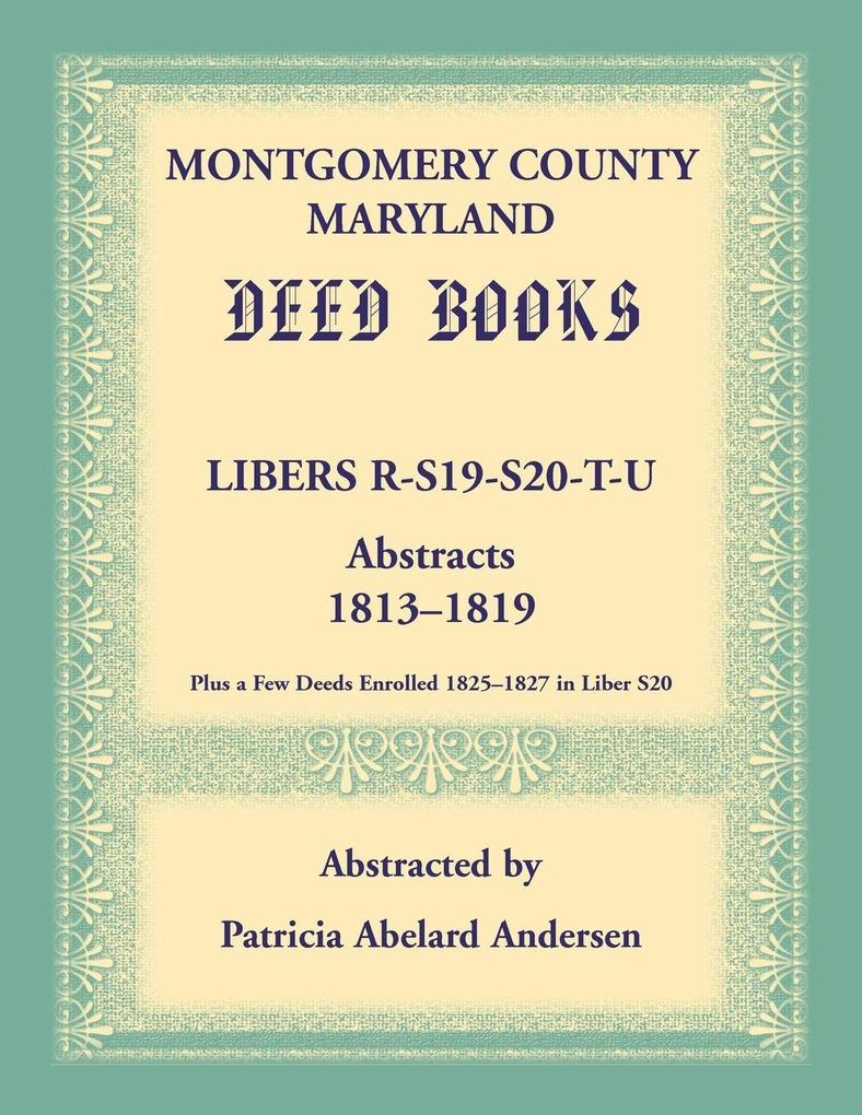 Montgomery County Maryland Deed Books