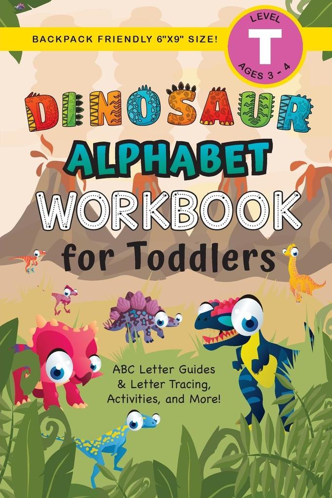 Image of Dinosaur Alphabet Workbook for Toddlers