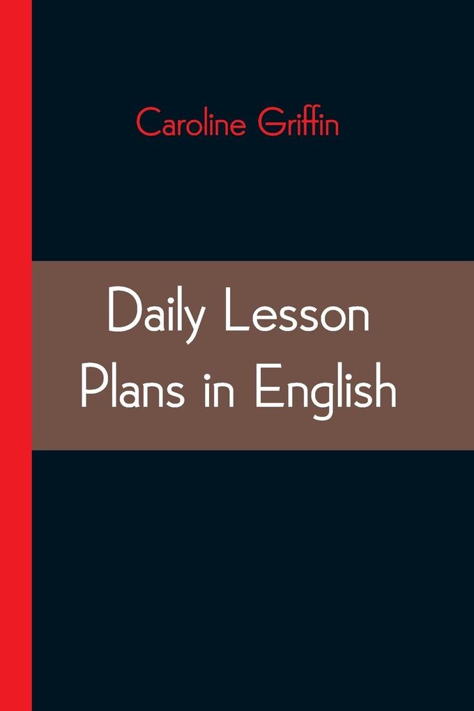 Daily Lesson Plans in English