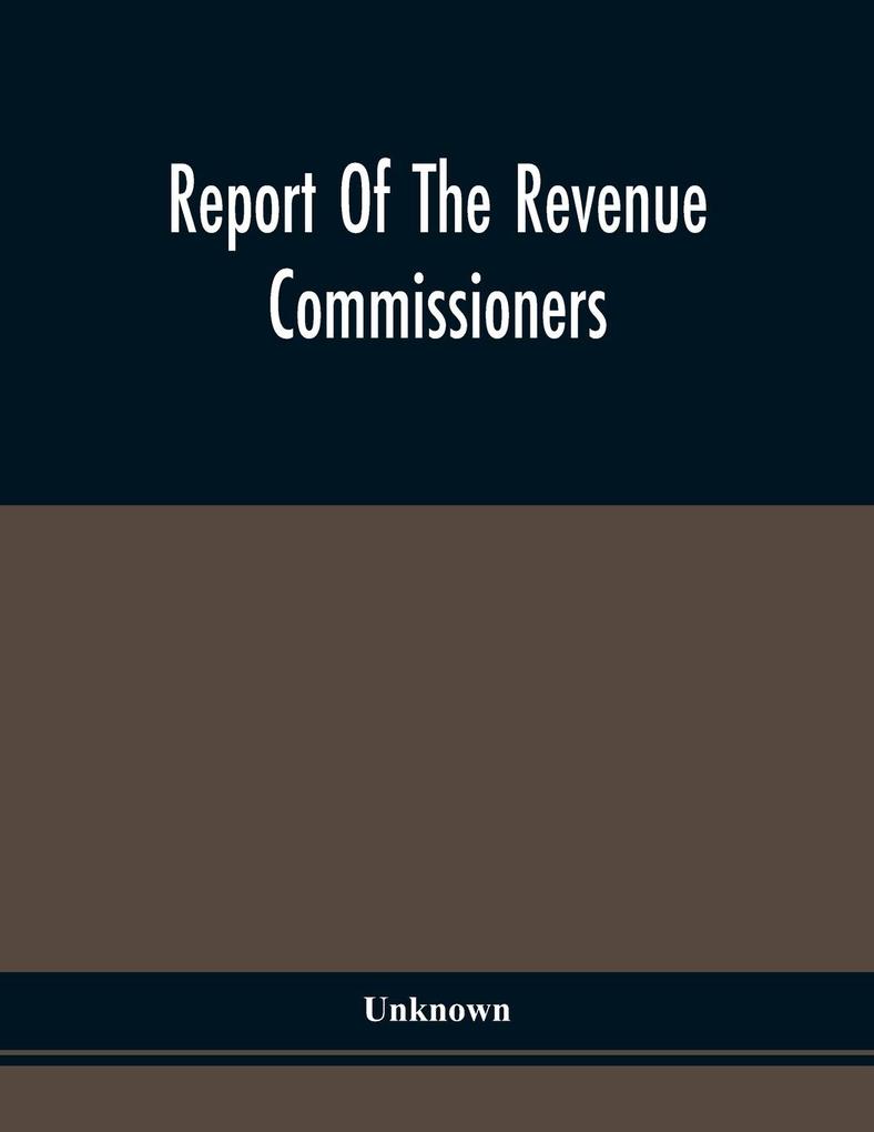 Report Of The Revenue Commissioners