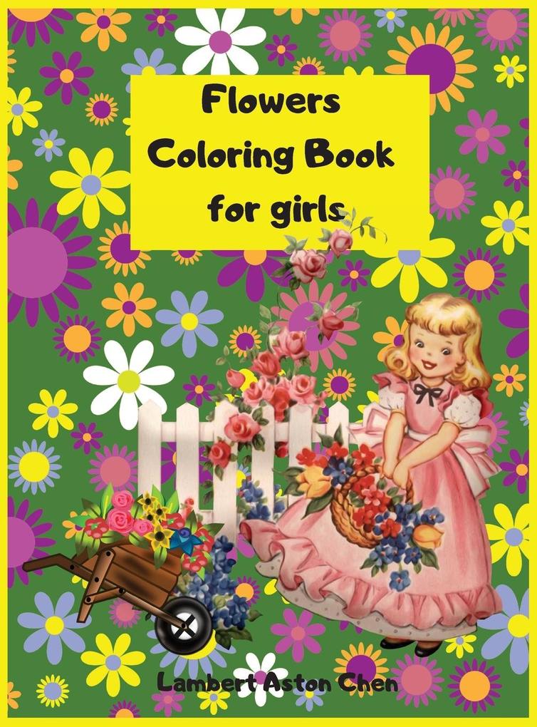 Titlu - Flowers Coloring Book for girls