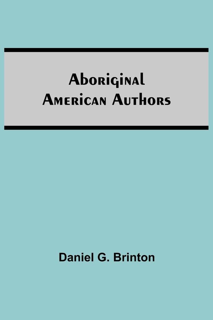 Aboriginal American Authors