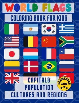 World Flags Coloring Book: : Color in flags for all countries of the world with color guides to help. ... creativity stress relief and general f