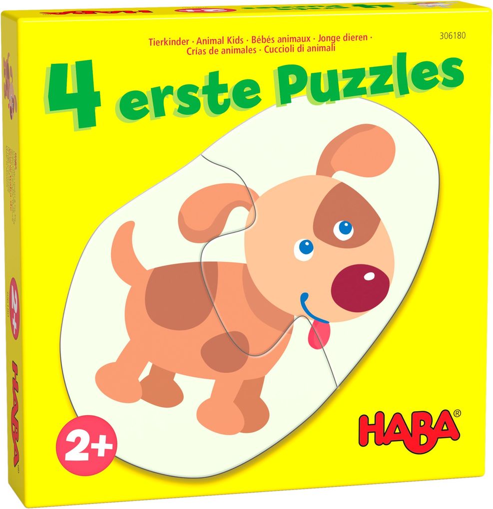 Image of 4 erste Puzzles - Tierkinder
