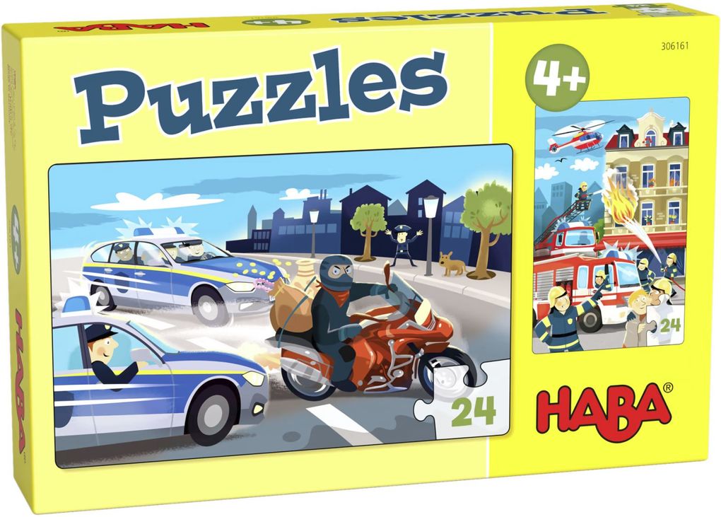 HABA - Puzzles Im Einsatz 24 Teile