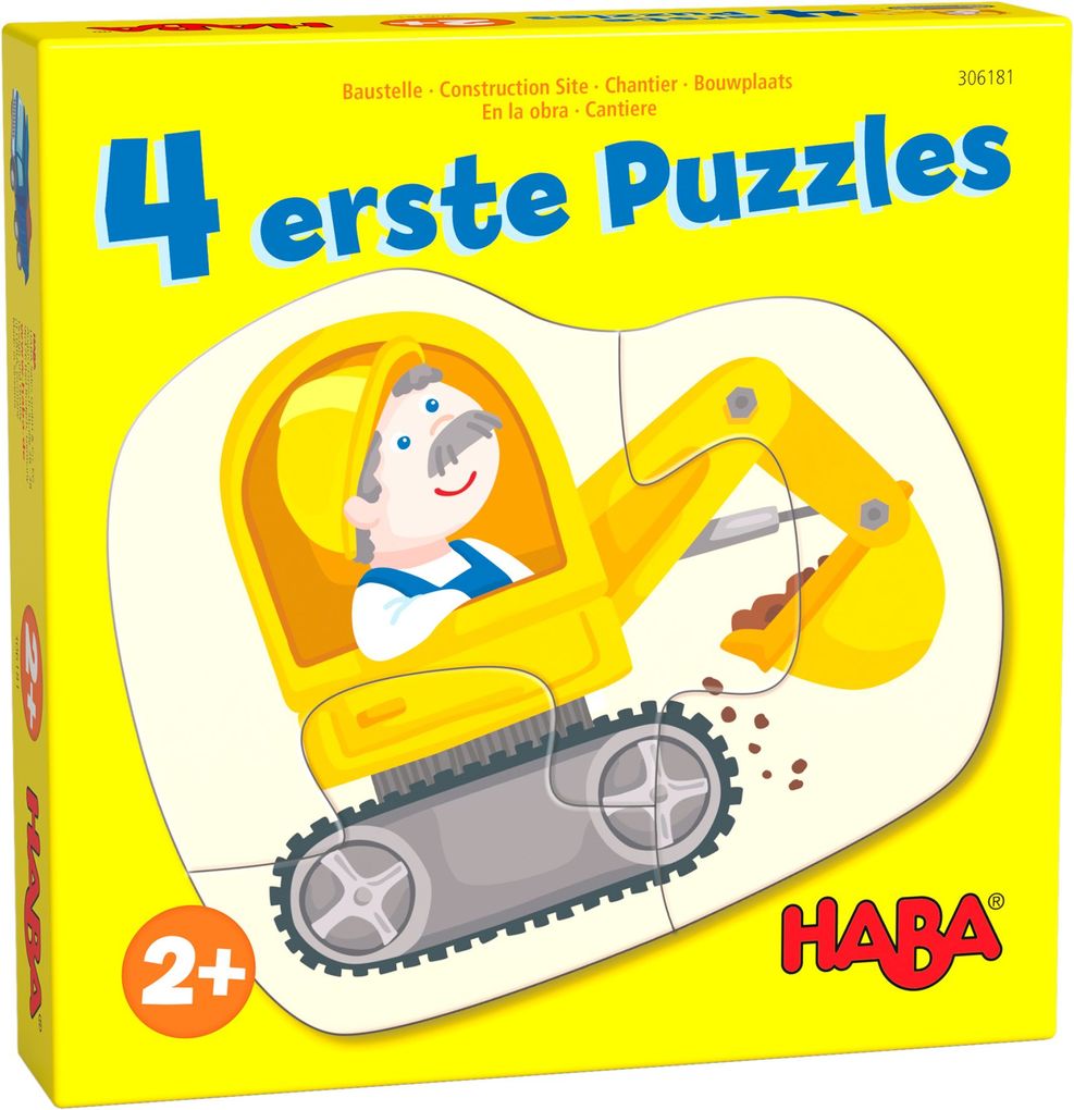 Image of 4 erste Puzzles - Baustelle