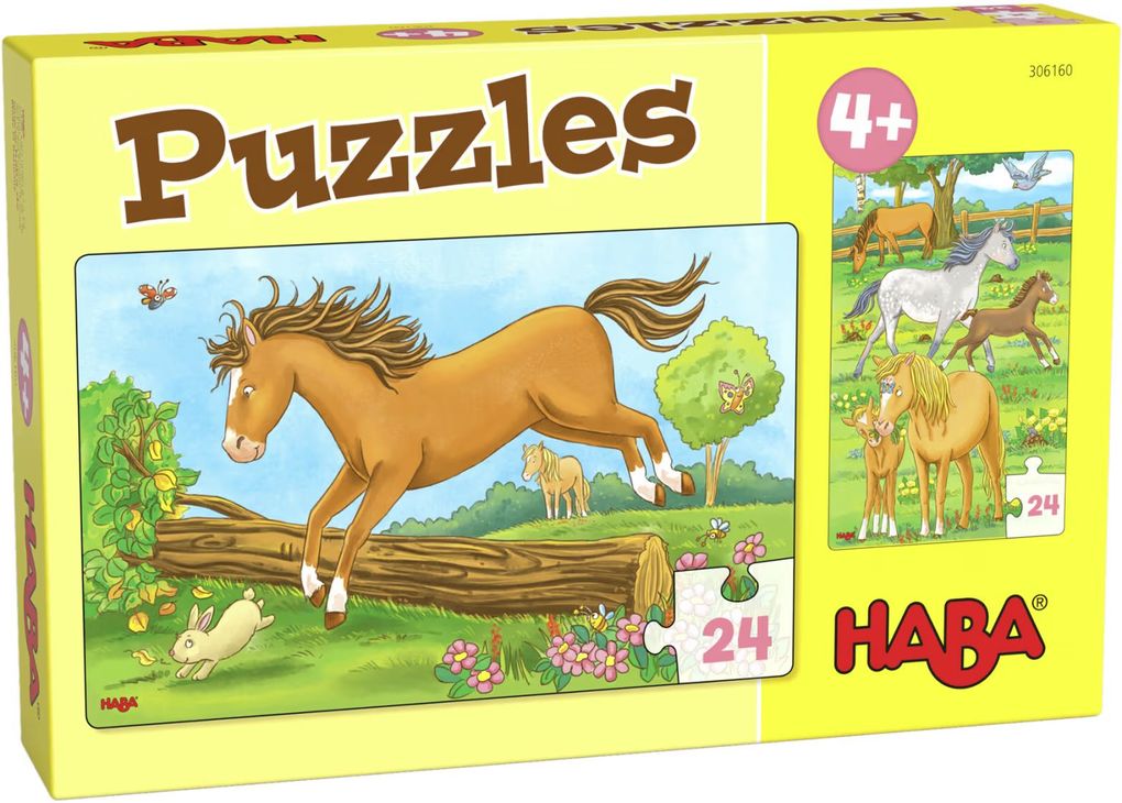 Puzzles Pferde 2 x 24 Teile