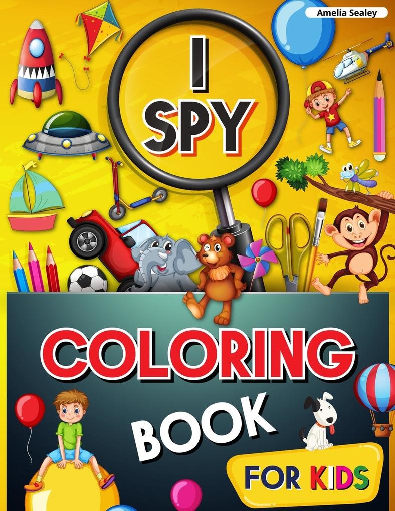 I Spy Coloring Book for Kids