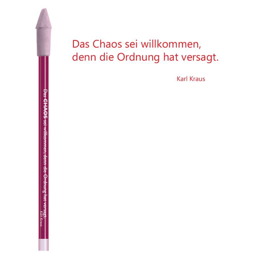 Bleistift rot Karl Kraus