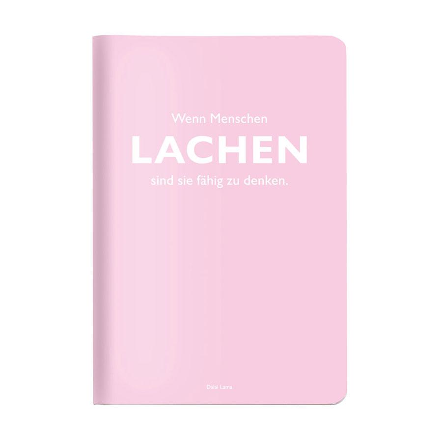 Image of Heft A5 kariert Wenn Menschen lachen sind sie fähig zu denken. (Dalai Lama)