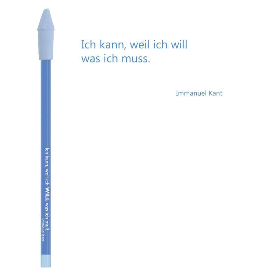Bleistift hellblau Immanuel Kant