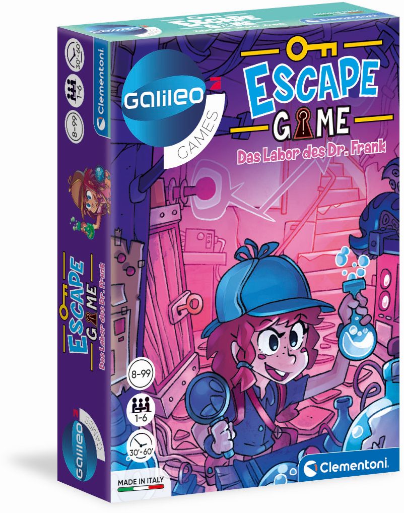 Image of Clementoni - Escape Game - Das Labor des Dr. Frank