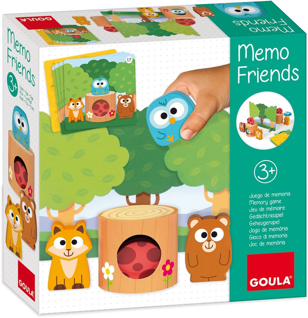 Image of Goula 53171 - Memo Friends, Memospiele, Konzentrationsspiel