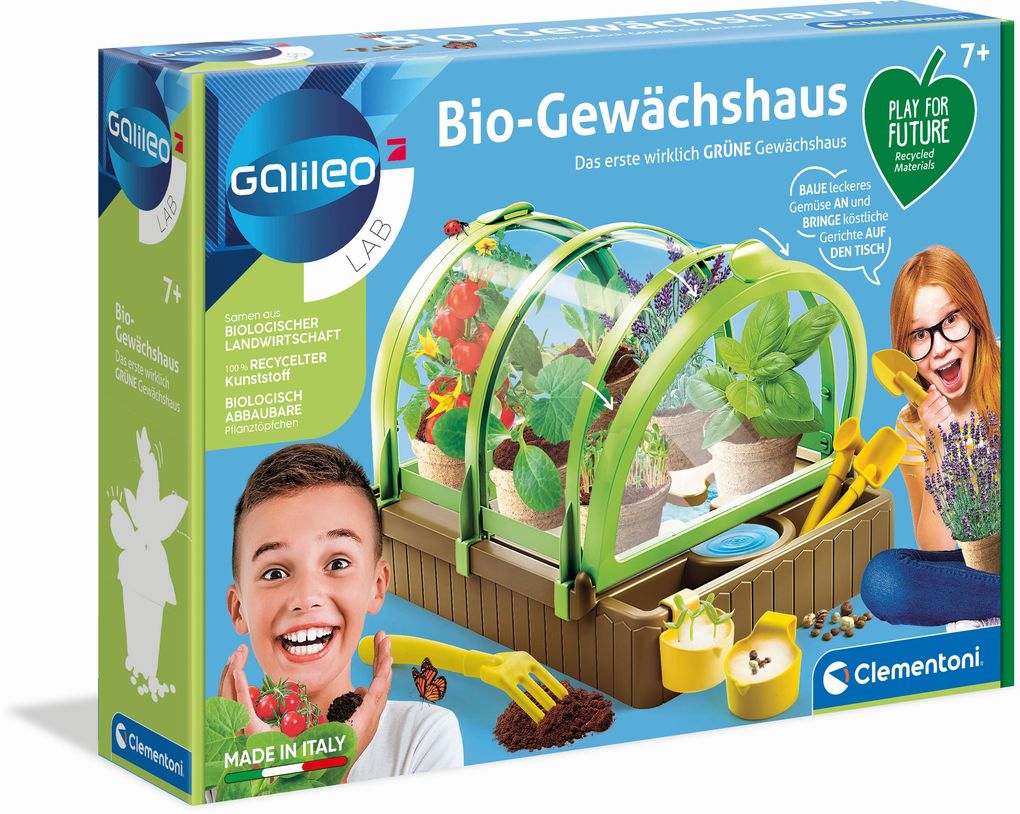 Clementoni - Galileo - Bio-Gewächshaus Play for Future