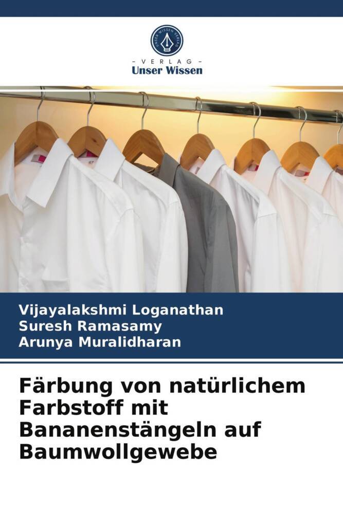 Färbung von natürlichem Farbstoff mit Bananenstängeln auf Baumwollgewebe