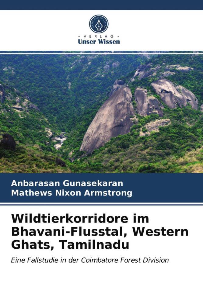 Wildtierkorridore im Bhavani-Flusstal Western Ghats Tamilnadu
