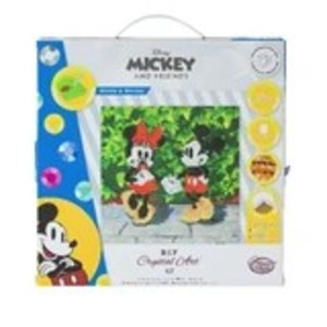 Craft Buddy CAK-DNY703M - Crystal Art Minnie and Mickey Kit Bild 30 x 30 cm cm