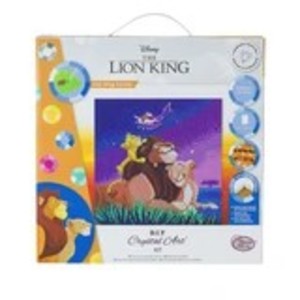 Craft Buddy CAK-DNY701M - Crystal Art Lion King Family Kit Bild 30 x 30 cm cm
