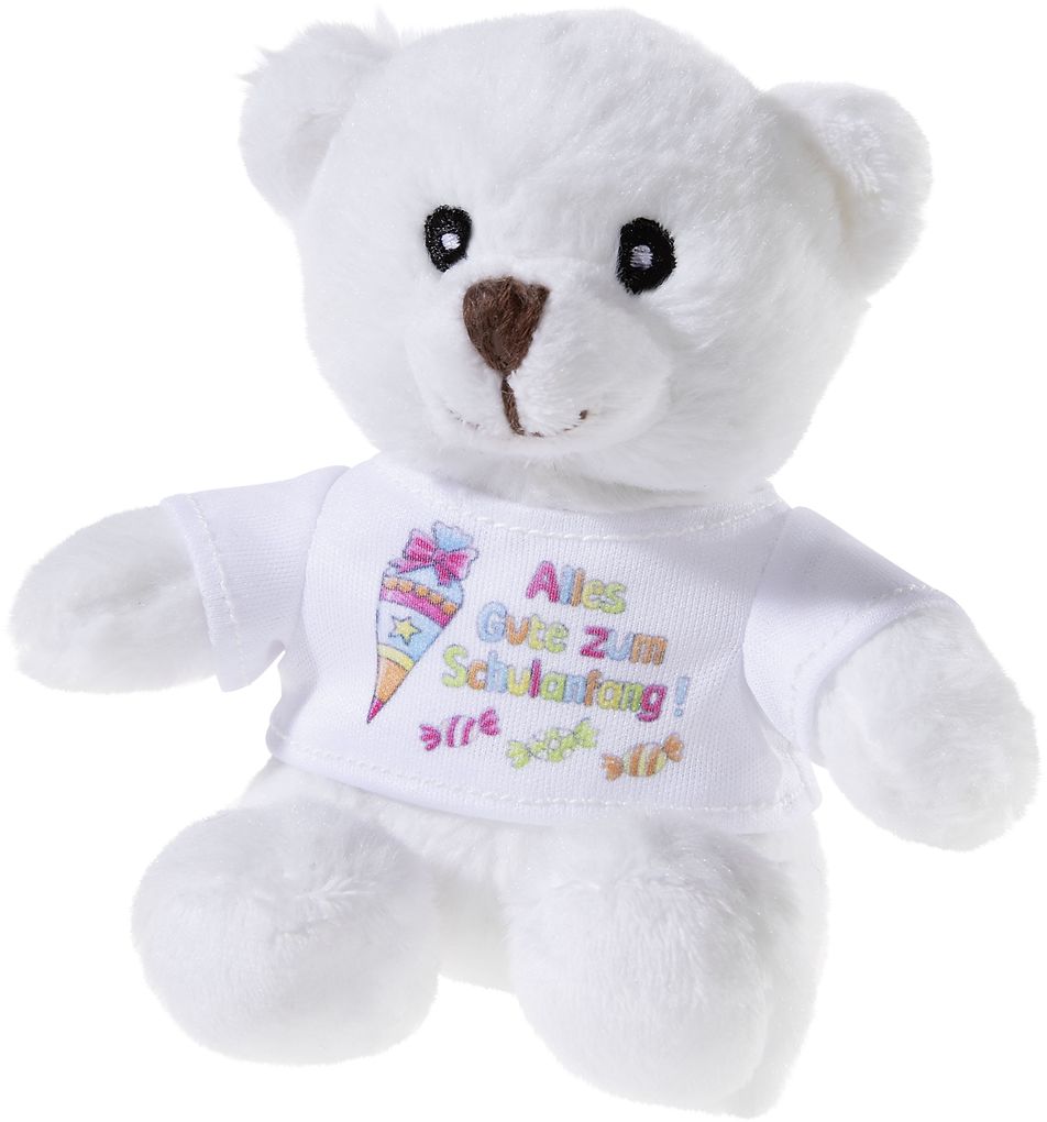 Heunec - Bär zum Schulanfang mit Shirt klein 2-fach 12cm