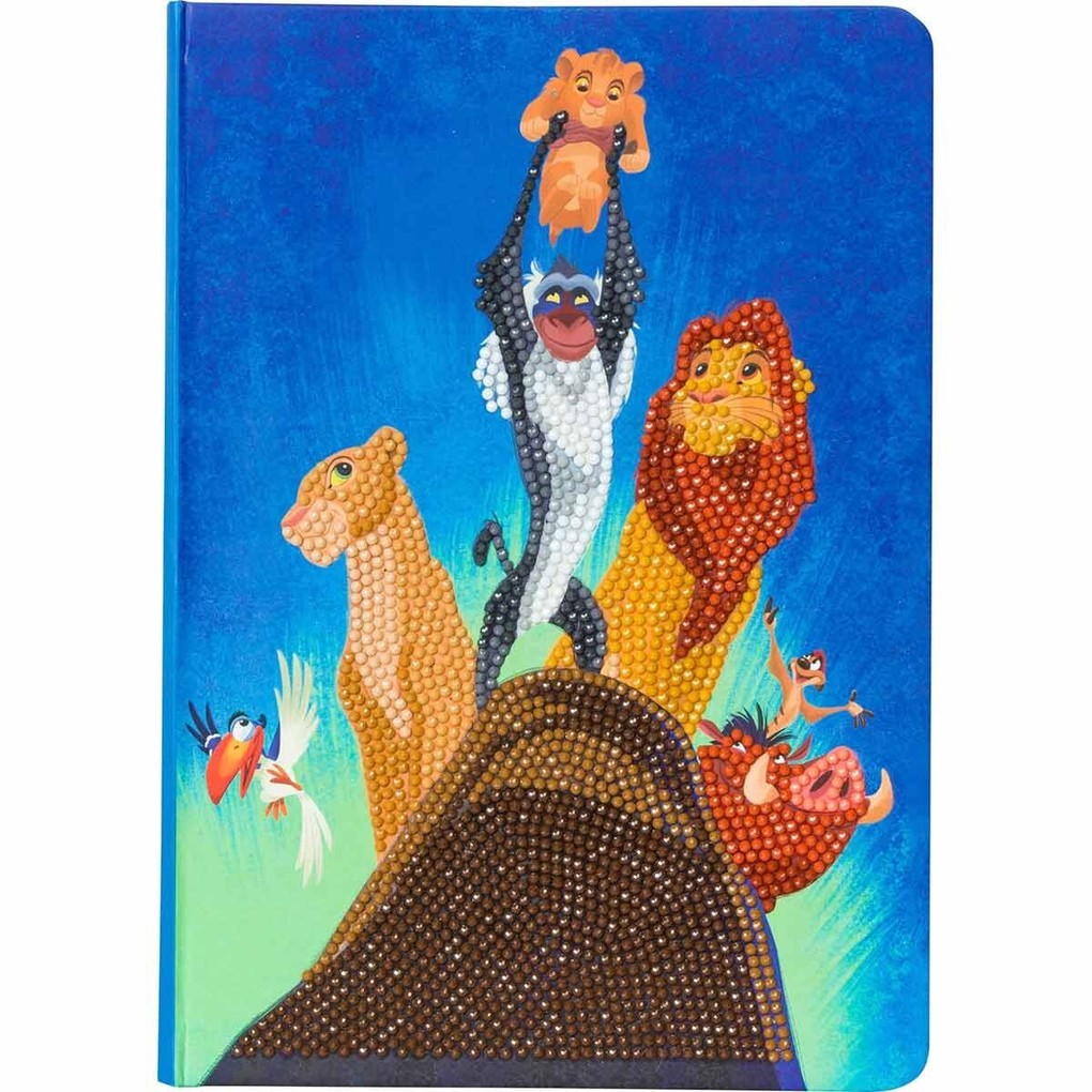 Craft Buddy CANJ-DNY600 - Crystal Art Pride Rock Notebook 26x 18 cm
