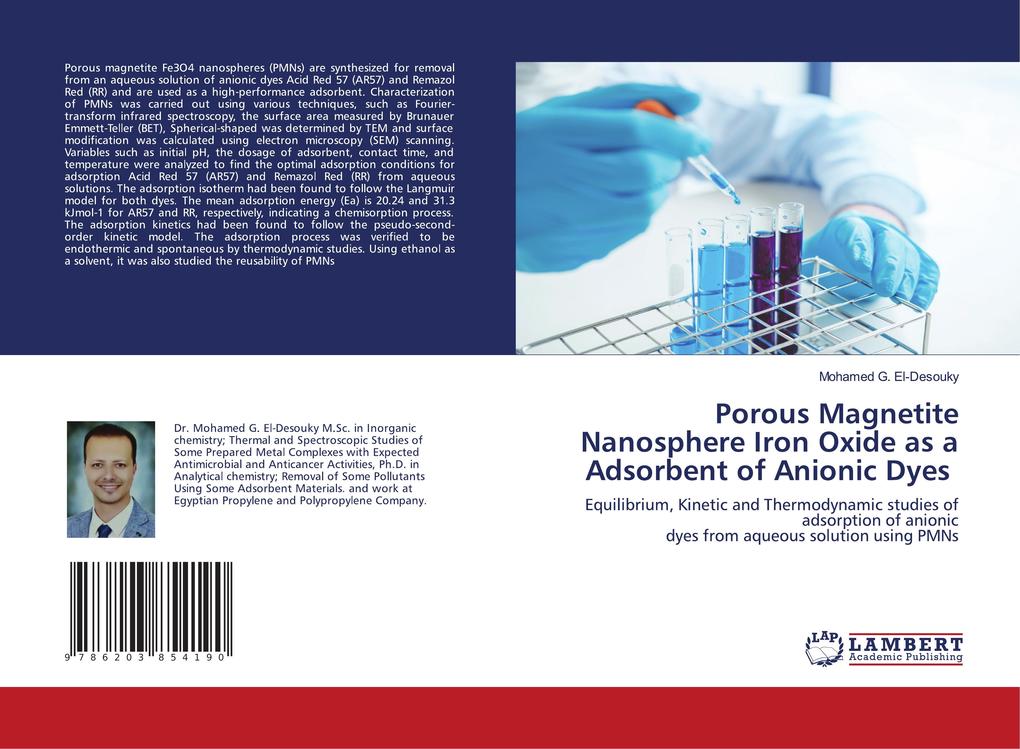 Porous Magnetite Nanosphere Iron Oxide as a Adsorbent of Anionic Dyes