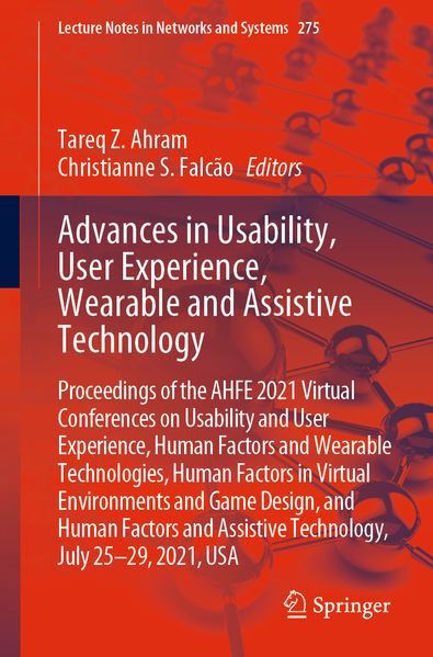 Advances in Usability User Experience Wearable and Assistive Technology