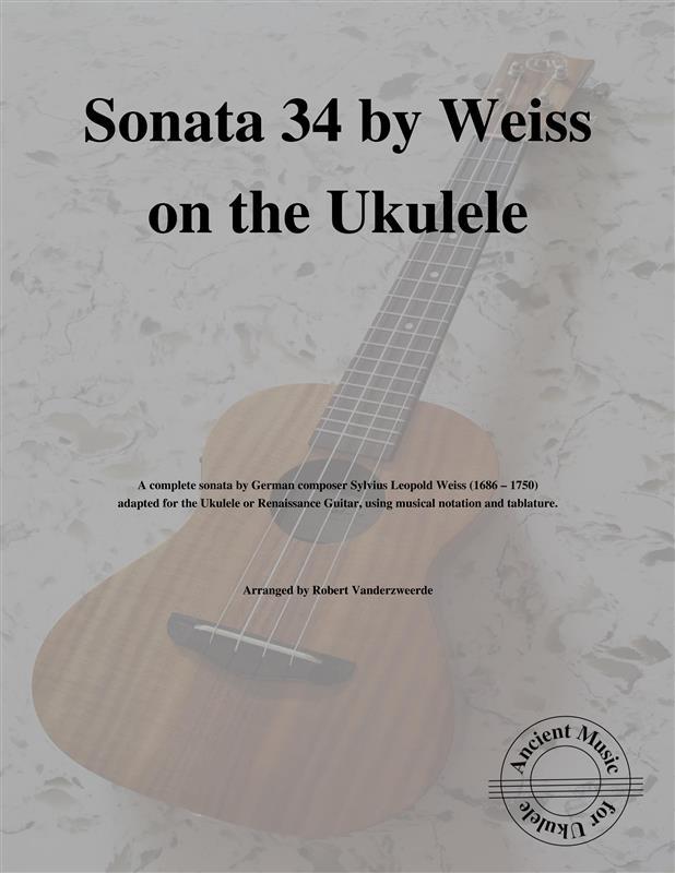Sonata 34 by Weiss on the Ukulele