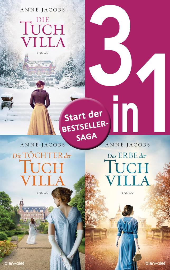 Penguin Random House Die Tuchvilla-Saga Band 1-3, - Die Tuchvilla / Die Töchter Der Tuchvilla / Das Erbe Der Tuchvilla (3in1-Bundle)