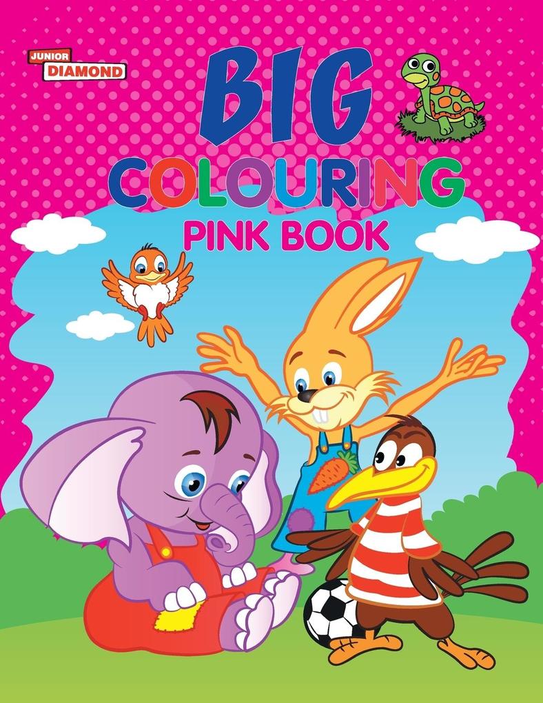 Image of Big Colouring Pink Book for 5 to 9 years Old Kids| Fun Activity and Colouring Book for Children