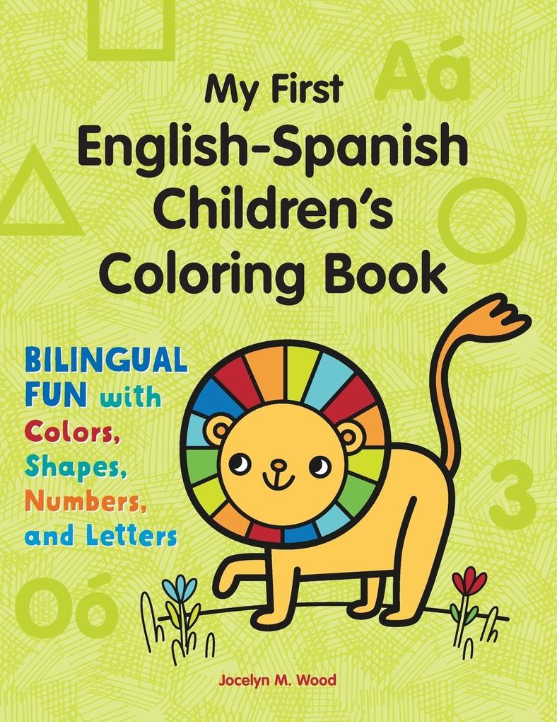 My First English-Spanish Children's Coloring Book