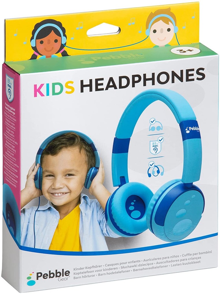 Pebble Gear - KIDS HEADPHONES Kinder-Kopfhörer Stereo blau