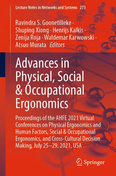 Advances in Physical Social & Occupational Ergonomics